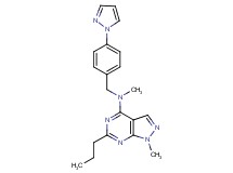 N,1-dimethyl-6-propyl-N-[4-(1H-pyrazol-1-yl)benzyl]-1H-pyrazolo[3,4-d]pyrimidin-4-amine