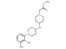 methyl (4-{[1-(2,3-dimethylphenyl)piperidin-4-yl]amino}piperidin-1-yl)acetate