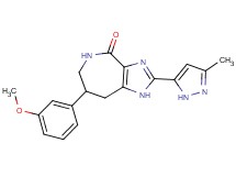 7-(3-methoxyphenyl)-2-(3-methyl-1H-pyrazol-5-yl)-5,6,7,8-tetrahydroimidazo[4,5-c]azepin-4(1H)-one