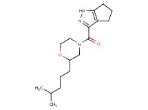 3-{[2-(4-methylpentyl)-4-morpholinyl]carbonyl}-1,4,5,6-tetrahydrocyclopenta[c]pyrazole