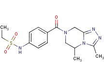 N-{4-[(3,5-dimethyl-5,6-dihydro[1,2,4]triazolo[4,3-a]pyrazin-7(8H)-yl)carbonyl]phenyl}ethanesulfonamide