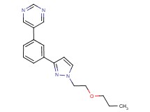 5-{3-[1-(2-propoxyethyl)-1H-pyrazol-3-yl]phenyl}pyrimidine