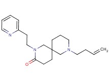 8-(3-buten-1-yl)-2-[2-(2-pyridinyl)ethyl]-2,8-diazaspiro[5.5]undecan-3-one