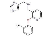 (1H-imidazol-4-ylmethyl){[2-(2-methylphenoxy)-3-pyridinyl]methyl}amine