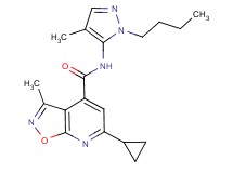 N-(1-butyl-4-methyl-1H-pyrazol-5-yl)-6-cyclopropyl-3-methylisoxazolo[5,4-b]pyridine-4-carboxamide