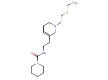 N-(2-{1-[2-(ethylthio)ethyl]-1,2,5,6-tetrahydropyridin-3-yl}ethyl)piperidine-1-carboxamide
