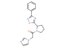 5-[1-(1H-imidazol-1-ylacetyl)-2-pyrrolidinyl]-3-phenyl-1,2,4-oxadiazole