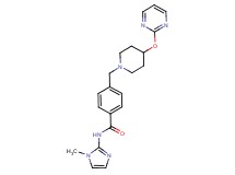 N-(1-methyl-1H-imidazol-2-yl)-4-{[4-(pyrimidin-2-yloxy)piperidin-1-yl]methyl}benzamide