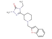 5-[1-(1-benzofuran-2-ylmethyl)piperidin-3-yl]-4-ethyl-2-methyl-2,4-dihydro-3H-1,2,4-triazol-3-one