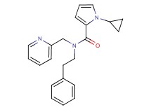 1-cyclopropyl-N-(2-phenylethyl)-N-(pyridin-2-ylmethyl)-1H-pyrrole-2-carboxamide
