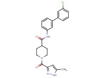 N-(3'-chloro-3-biphenylyl)-1-[(5-methyl-1H-pyrazol-3-yl)carbonyl]-4-piperidinecarboxamide