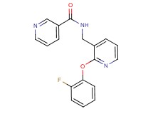 N-{[2-(2-fluorophenoxy)-3-pyridinyl]methyl}nicotinamide