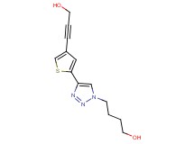 3-{5-[1-(4-hydroxybutyl)-1H-1,2,3-triazol-4-yl]-3-thienyl}prop-2-yn-1-ol