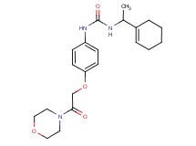 N-(1-cyclohex-1-en-1-ylethyl)-N'-[4-(2-morpholin-4-yl-2-oxoethoxy)phenyl]urea