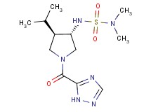 N'-[(3S*,4R*)-4-isopropyl-1-(1H-1,2,4-triazol-5-ylcarbonyl)pyrrolidin-3-yl]-N,N-dimethylsulfamide