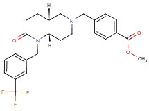 methyl 4-{[(4aR*,8aS*)-2-oxo-1-[3-(trifluoromethyl)benzyl]octahydro-1,6-naphthyridin-6(2H)-yl]methyl}benzoate