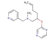 N-methyl-2-(pyrazin-2-yloxy)-N-(pyridin-3-ylmethyl)hex-5-en-1-amine