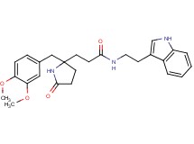 3-[2-(3,4-dimethoxybenzyl)-5-oxo-2-pyrrolidinyl]-N-[2-(1H-indol-3-yl)ethyl]propanamide
