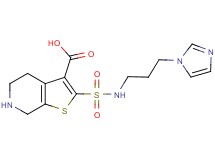 2-({[3-(1H-imidazol-1-yl)propyl]amino}sulfonyl)-4,5,6,7-tetrahydrothieno[2,3-c]pyridine-3-carboxylic acid