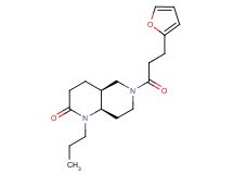 (4aS*,8aR*)-6-[3-(2-furyl)propanoyl]-1-propyloctahydro-1,6-naphthyridin-2(1H)-one