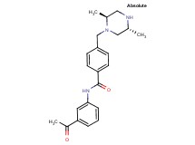 N-(3-acetylphenyl)-4-{[(2S,5R)-2,5-dimethylpiperazin-1-yl]methyl}benzamide
