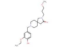 8-(3-ethoxy-4-hydroxybenzyl)-2-(3-methoxypropyl)-2,8-diazaspiro[4.5]decan-3-one