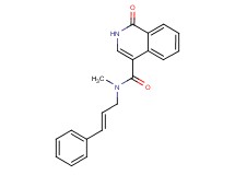 N-methyl-1-oxo-N-[(2E)-3-phenylprop-2-en-1-yl]-1,2-dihydroisoquinoline-4-carboxamide