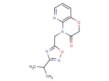 4-[(3-isopropyl-1,2,4-oxadiazol-5-yl)methyl]-2H-pyrido[3,2-b][1,4]oxazin-3(4H)-one