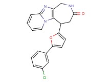 5-[5-(3-chlorophenyl)-2-furyl]-1,2,4,5-tetrahydro-3H-pyrido[1',2':1,2]imidazo[4,5-c]azepin-3-one