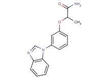 2-[3-(1H-benzimidazol-1-yl)phenoxy]propanamide