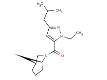 (1R*,5S*)-6-[(1-ethyl-3-isobutyl-1H-pyrazol-5-yl)carbonyl]-6-azabicyclo[3.2.1]octane