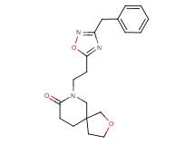 7-[2-(3-benzyl-1,2,4-oxadiazol-5-yl)ethyl]-2-oxa-7-azaspiro[4.5]decan-8-one