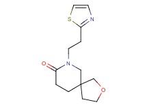 7-[2-(1,3-thiazol-2-yl)ethyl]-2-oxa-7-azaspiro[4.5]decan-8-one