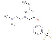 N,N,N'-trimethyl-N'-(2-{[4-(trifluoromethyl)pyrimidin-2-yl]oxy}hex-5-en-1-yl)ethane-1,2-diamine