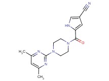 5-{[4-(4,6-dimethylpyrimidin-2-yl)piperazin-1-yl]carbonyl}-1H-pyrrole-3-carbonitrile