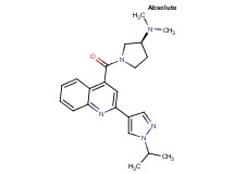 (3S)-1-{[2-(1-isopropyl-1H-pyrazol-4-yl)quinolin-4-yl]carbonyl}-N,N-dimethylpyrrolidin-3-amine