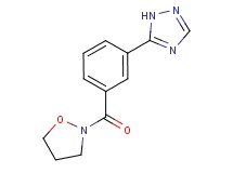 5-[3-(2-isoxazolidinylcarbonyl)phenyl]-1H-1,2,4-triazole