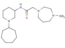 N-(1-cycloheptyl-3-piperidinyl)-2-(4-methyl-1,4-diazepan-1-yl)acetamide
