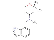 (2,2-dimethyltetrahydro-2H-pyran-4-yl)(1H-indol-7-ylmethyl)methylamine
