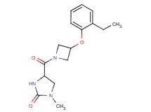 4-{[3-(2-ethylphenoxy)-1-azetidinyl]carbonyl}-1-methyl-2-imidazolidinone