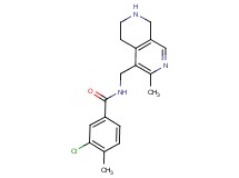 3-chloro-4-methyl-N-[(3-methyl-5,6,7,8-tetrahydro-2,7-naphthyridin-4-yl)methyl]benzamide dihydrochloride