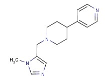 4-{1-[(1-methyl-1H-imidazol-5-yl)methyl]piperidin-4-yl}pyridine