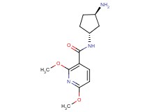 N-[rel-(1R,3R)-3-aminocyclopentyl]-2,6-dimethoxynicotinamide hydrochloride