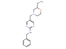 5-{[2-(aminomethyl)-4-morpholinyl]methyl}-N-benzyl-2-pyrimidinamine dihydrochloride