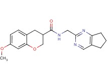 N-(6,7-dihydro-5H-cyclopenta[d]pyrimidin-2-ylmethyl)-7-methoxychromane-3-carboxamide