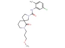 N-(5-chloro-2-methylphenyl)-7-(3-methoxypropyl)-6-oxo-2,7-diazaspiro[4.5]decane-2-carboxamide