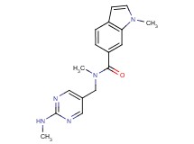N,1-dimethyl-N-{[2-(methylamino)-5-pyrimidinyl]methyl}-1H-indole-6-carboxamide