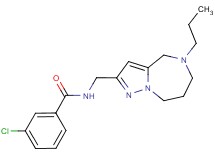 3-chloro-N-[(5-propyl-5,6,7,8-tetrahydro-4H-pyrazolo[1,5-a][1,4]diazepin-2-yl)methyl]benzamide