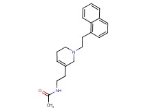 N-(2-{1-[2-(1-naphthyl)ethyl]-1,2,5,6-tetrahydropyridin-3-yl}ethyl)acetamide