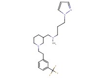 N-methyl-3-(1H-pyrazol-1-yl)-N-[(1-{2-[3-(trifluoromethyl)phenyl]ethyl}-3-piperidinyl)methyl]-1-propanamine
